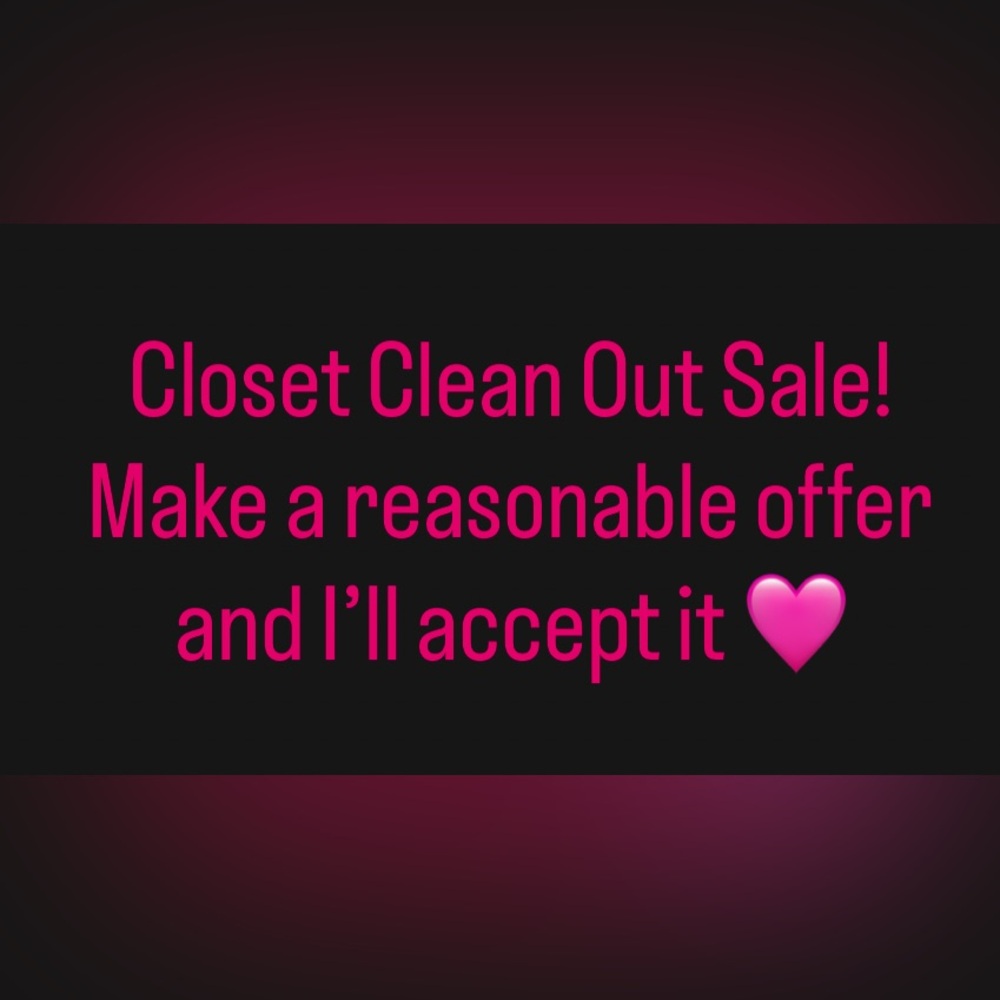 CLOSET CLEARANCE